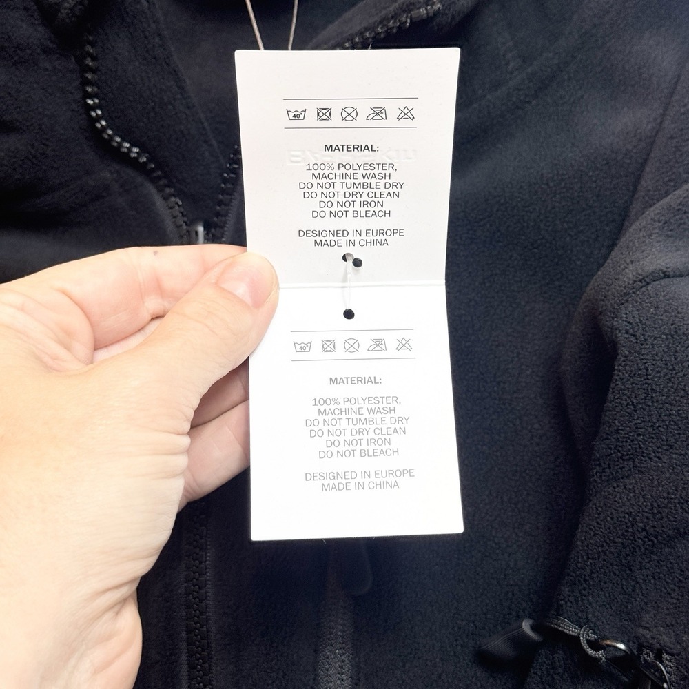 BÆRSKIN Tactical Full Zip Fleece Hoodie Jacket 4.0 Black XL Outdoor 340gsm - Picture 4 of 12